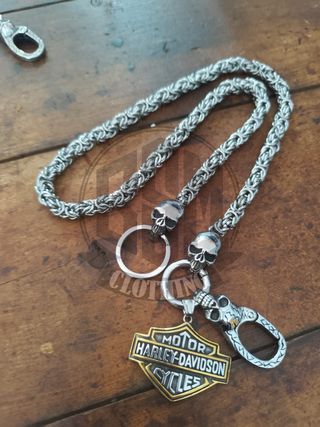 Catena Portafoglio Harley Davidson BS gold