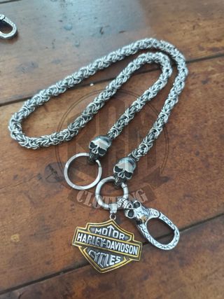 Catena Portafoglio Harley Davidson BS gold