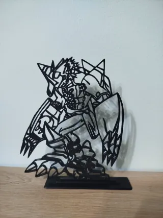 Figura Line Art Wargreymon