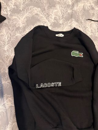 Sudadera Lacoste Negra