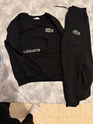 Sudadera Lacoste Negra