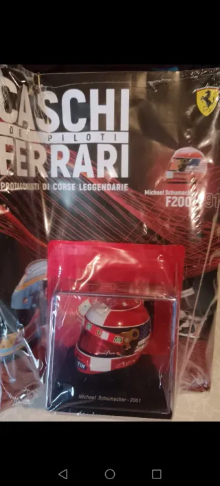 Casco F1 Michael Schumacher EEUU 2001