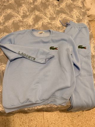Conjunto Chándal Lacoste Azul