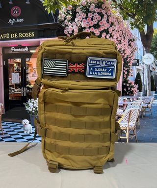 Mochila Táctica 50L Ajustable Viaje Gym