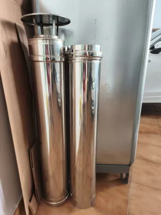 Tubos de chimenea de acero inoxidable