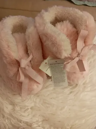 Zapatillas de casa Women'secret rosas