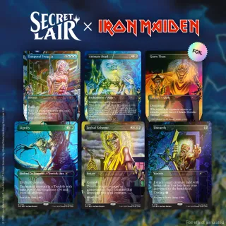 Secret Lair x Iron Maiden Cartas Foil