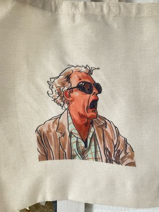 Bolso Tote Doc Brown Regreso al Futuro