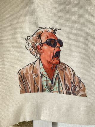 Bolso Tote Doc Brown Regreso al Futuro