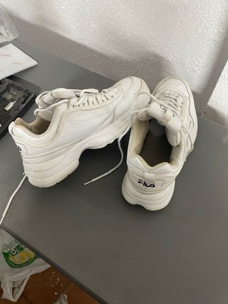 Zapatos Fila Mujer Blancos