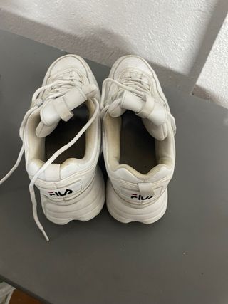 Zapatos Fila Mujer Blancos