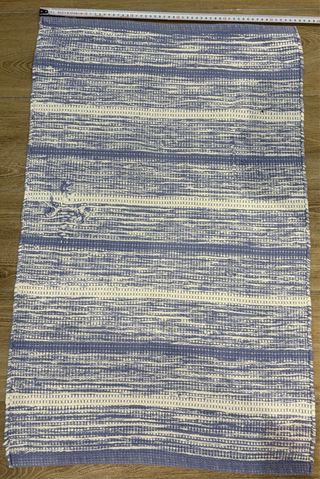 Tappeti camera da letto blu e bianco