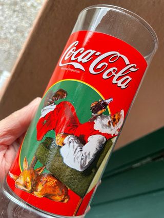 Set 6 Bicchieri Vintage Coca-Cola Natale 1998