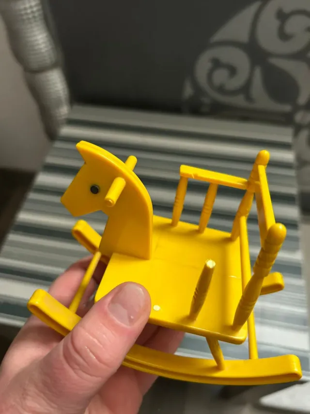 Caballo balancín Barriguitas años 70