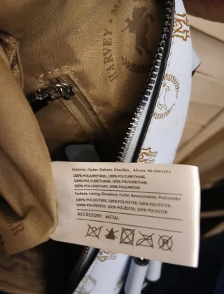 Borsa Bauletto Harvey Miller Polo Club Azzurra