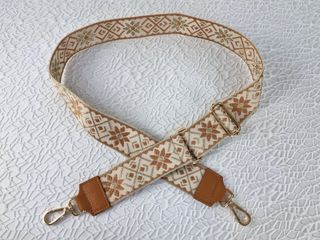 Correa para Bolso Oro-Piel - Beige-Camel