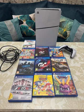 PlayStation 5 Disco 1TB + 10 Juegos