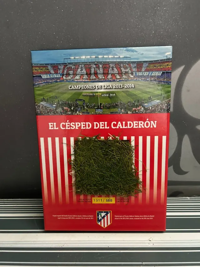 Césped original del estadio Calderón 2013-2014