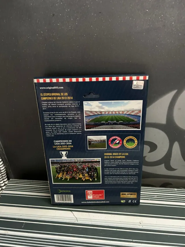 Césped original del estadio Calderón 2013-2014