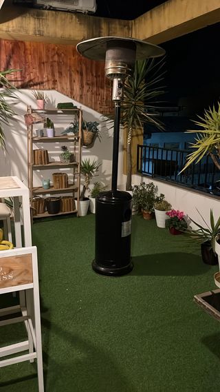 Estufa seta butano metal/plástico