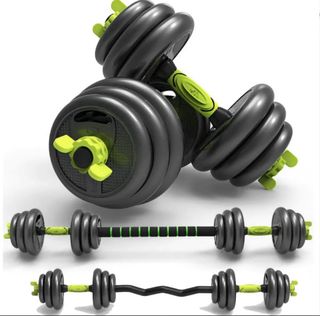 Set Mancuernas y Barra Ajustables