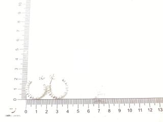 pendientes plata 925mm con piedra con circonita