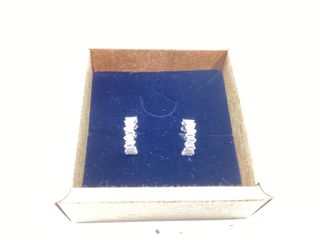 pendientes plata 925mm con piedra con circonita