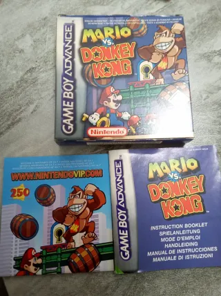 Caja Mario vs Donkey Kong Game Boy Advance