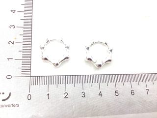 argollas plata 925mm