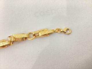 pulsera oro 18k con circonita