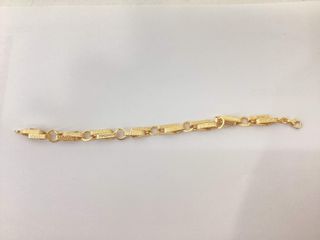 pulsera oro 18k con circonita