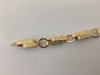 pulsera oro 18k con circonita