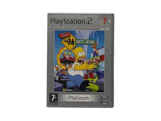the simpsons hit and run platinum ps2