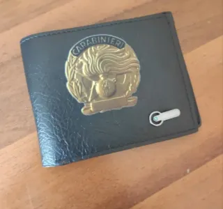 Portafoglio Carabinieri con stemma dorato