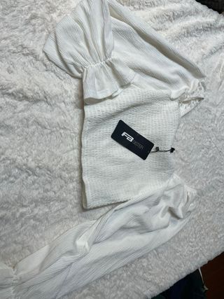 Blusa FB Sister Blanca Texturizada