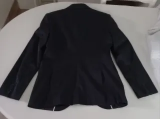 Americana Massimo Dutti Mujer Azul