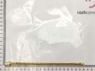 pulsera oro 18k con circonita