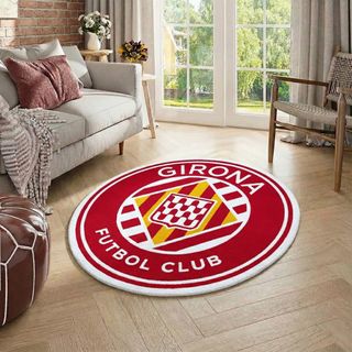 Alfombra Girona Escudo Fútbol Catifa Girona