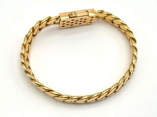 pulsera oro 18k con circonita