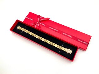 pulsera oro 18k con circonita