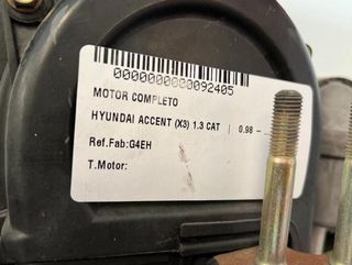 Hyundai 92405 g4eh motor completo accent (x3) 1.3