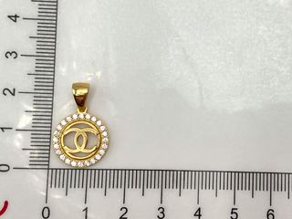 colgante oro 18k con circonita