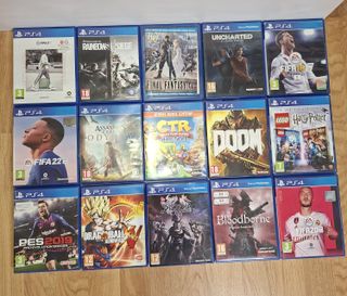 Consola PS4 + Mando + 3 Juegos
