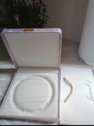 Collana donna oro 750 con perle