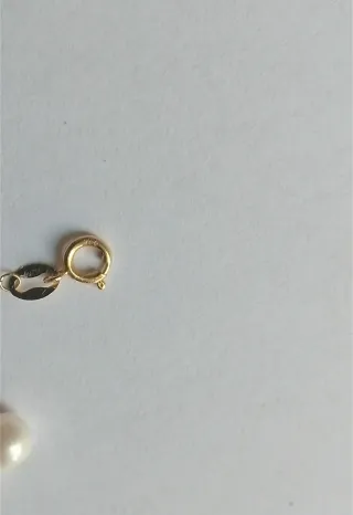 Collana donna oro 750 con perle