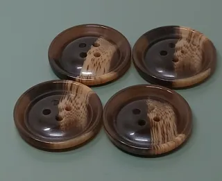 Set 4 Maxi Bottoni Vintage Galatite Anni 70/80