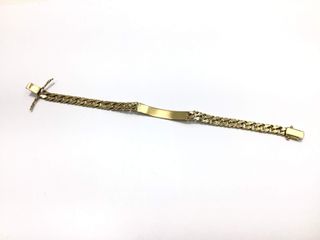 esclava oro 18k con circonita