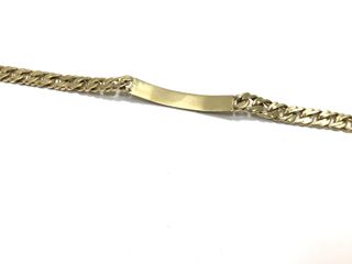 esclava oro 18k con circonita