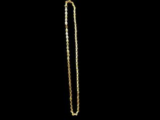 cadena oro 18k con circonita 30cm