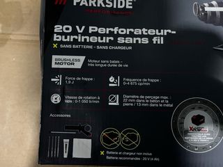 Martillo Perforador Parkside 20V performance